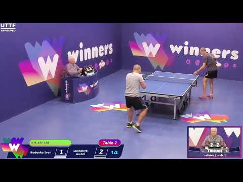 Winners League 08.10.21 Rudenko Ivan - Lushchyk Andrii 15-30
