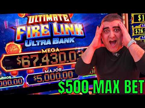 NON STOP $500 Max Bet Bonuses On Ultimate Fire Link Slot