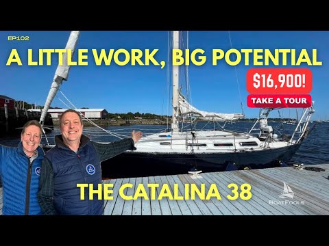 A Potential DEAL on a CLASSIC Racer-Cruiser! A 1982 Catalina 38 for $16,900. Full Tour!