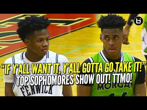 When the Best Players are Just SOPHOMORES! Adam Miller vs DJ Steward! Morgan Park vs Fenwick!