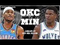 Oklahoma City Thunder vs Minnesota Timberwolves Full Game Highlights | Jan 29 | 2024 NBA Season