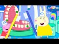 Peppa Pig Friends Visit The Toothpaste Factory Learning To Brush Teeth Tales Full Episodes