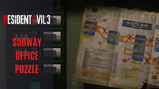 Resident Evil 3: How To Solve The Subway Office Route Puzzle