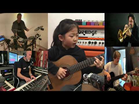 [ Fly me to the moon ] By A girl six years old | Bossanova guitar playing INS @miumiuguitargirl