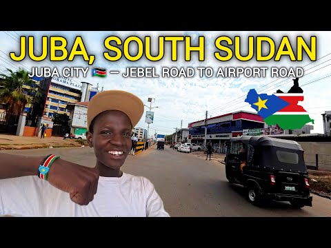 Exploring Juba for the First Time 🇸🇸 | Jebel Road to Airport Road