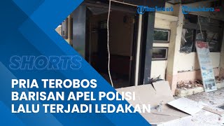 Pria Terobos Barisan Apel Pagi Polisi di Mapolsek Astanaanyar, Lalu Terjadi Ledakan