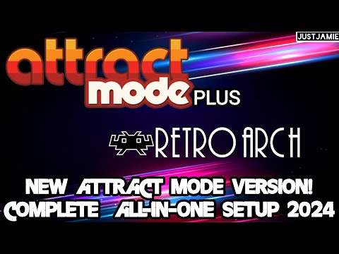 Attract-Mode Plus Retroarch Full Setup  #attractmode #emulator #frontend