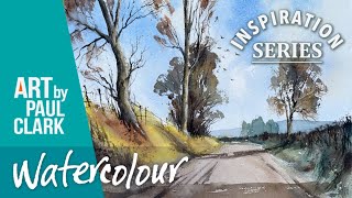 How to Paint a Simple Landscape in Watercolour Inspired by Edward Wesson