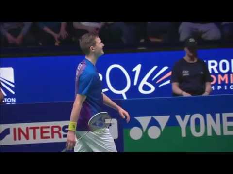 Final Badminton European Championships 2016 MS: Jan 0 Jorgensen VS Viktor Axelsen