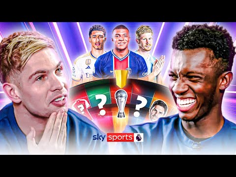 Name the BEST footballer in the world right now… | Eddie Nketiah & Emile Smith Rowe | Wheel of Truth