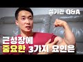 2편 근성장에 중요한 3요소. 설기관 Q&A