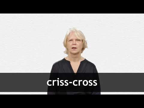 How to pronounce CRISS-CROSS in American English