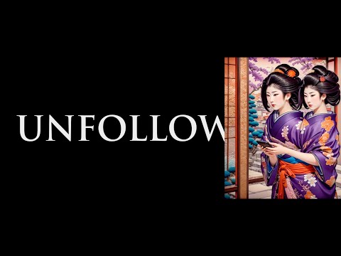 RHYME SO - UNFOLLOW YOU (Lyric Kimono Sash)