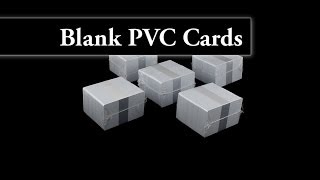 Blank PVC Cards White - CR80 30 Mil -  Plastic ID Card