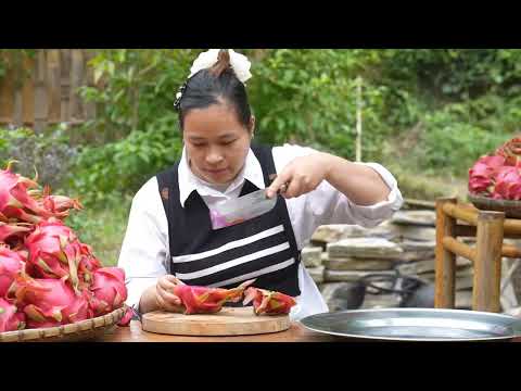 Dragon Fruit Recipes: Steamed Buns, Sticky Rice Cakes, Jelly, and Fresh Juice