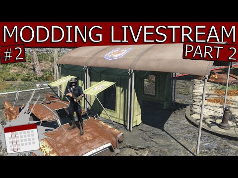 The Commonwealth Responders: Making Tents! (PART 2) - Fallout 4 Modding
