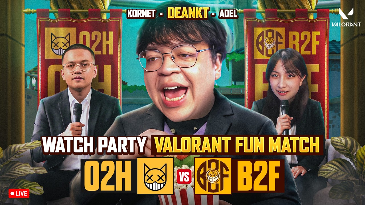 WATCH PARTY B2F VS O2H ⚔️ FUN PERKEDEL CUP ⚔️ 4 TEAMS ⚔️ SIAPAKAH YANG PALING JAGO VALO???