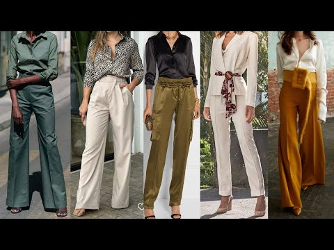 Pantalones en Tendencia de MODA 2025 /ATUENDOS y COMBINACIONES de ROPA con PANTALONES de moda 2025