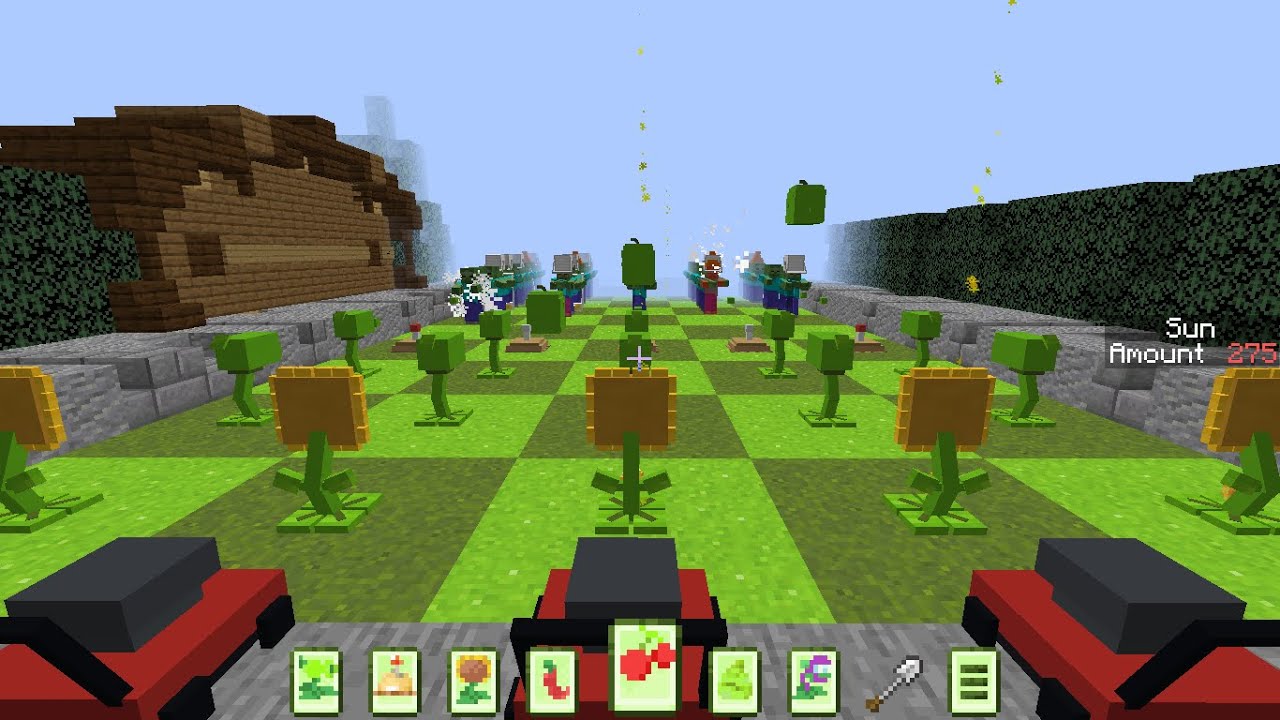 Plants vs Zombies 2: Bedrock Edition mod for Minecraft