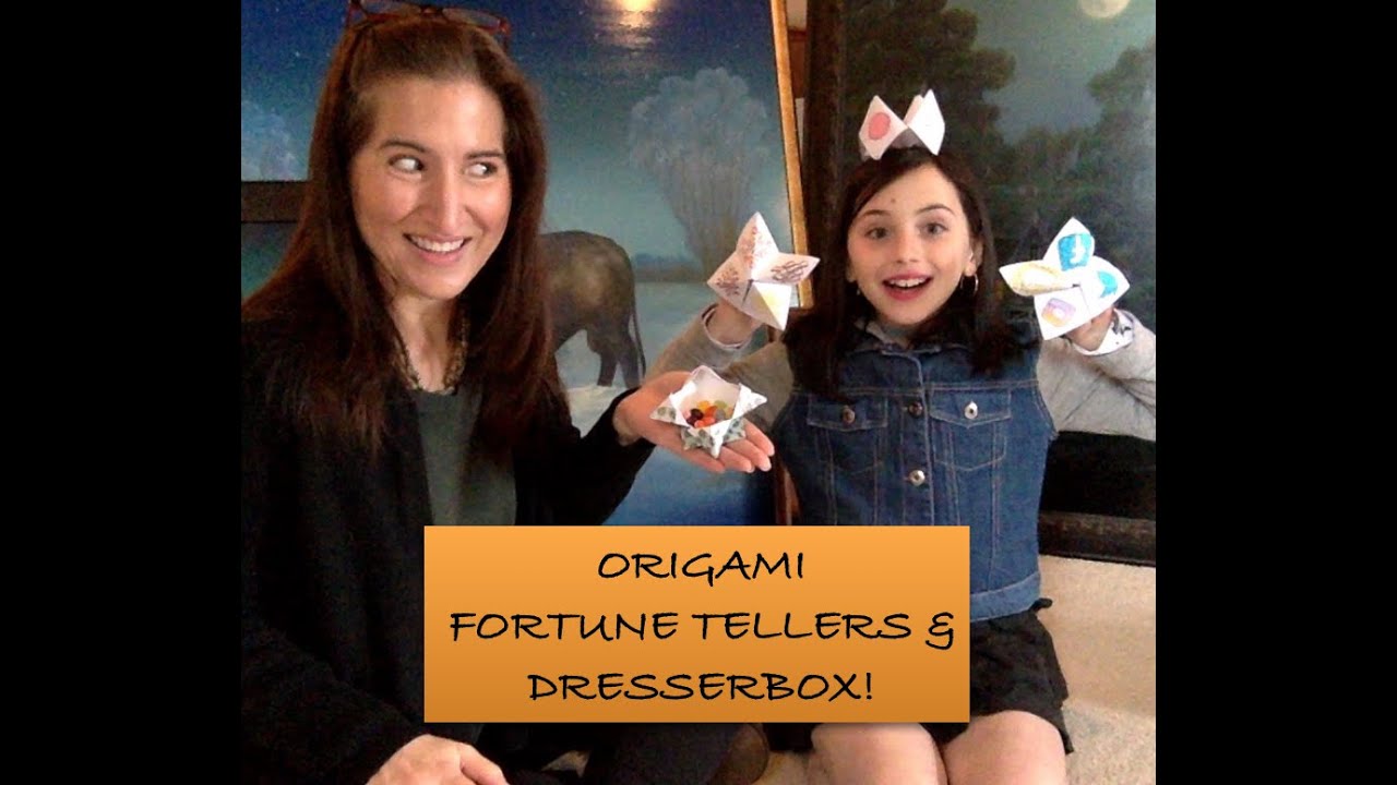 Art with Asha Origami Fortune Tellers & Dresser Box Episode 8