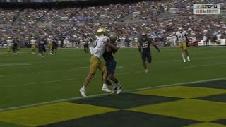 Notre Dame WR Braden Lenzy CRAZY TD Catch vs Navy | 2022 College Football