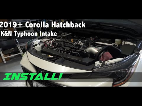 2019+ Toyota Corolla Hatchback: K&N Typhoon Intake (Install)