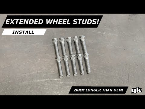 Gktech Extended Wheel Studs - Install