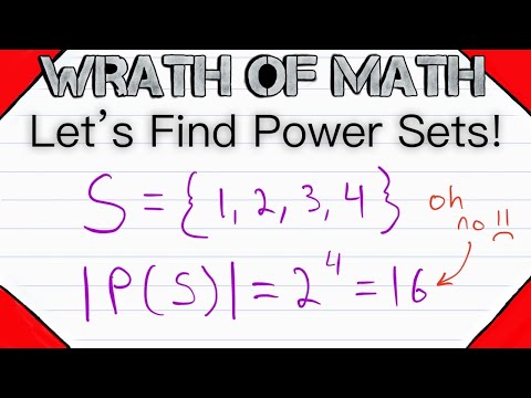 Finding Power Set Examples | Set Theory, Subsets and Power Sets