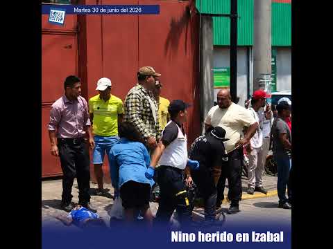 Niño de 10 años herido de bala en Izabal