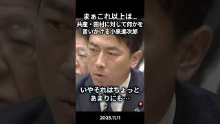 【思わず】言葉が出そうになっていまう小泉進次郎 #政治 #政治ニュース #切り抜き #自民党 #小泉進次郎 #国会 #共産党 #田村智子