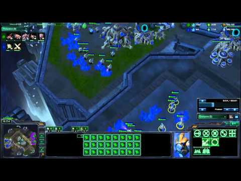 Starcraft 2 EGIdrA vs colMinigun game 1