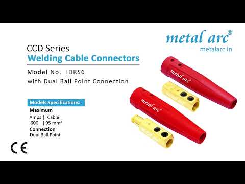 Brass male welding cable connector ccd series - idrs6m 600 a...