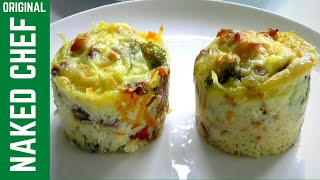 ham and cheese egg muffin cups