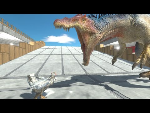 Chicken vs ALL UNITS in Modern Building Animal Revolt Battle Simulator