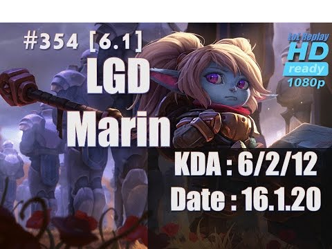 16.1.20 LPL LGD Marin TOp lane Poppy(vs Ryze) Kr SOlo Q[1080p]#354