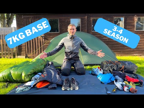 Meine leichte Rucksackausrüstung – 7 kg / 15 lb Basisgewicht für 3 Tage