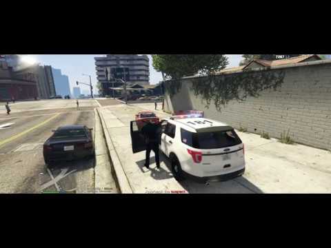 [GTA V/LSPDFR] LAPD Patrol in the Hollywood Area in Vegas725 2107 FPIU [ELS]