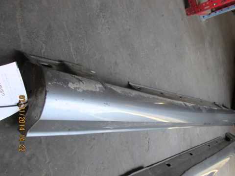 2011 Mercedes C300 Rocker molding / trim LH GREY GOOD SHAPE 204TYPE - mbiparts.com Used OEM M... OEM