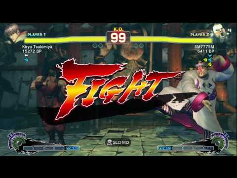 Kiryu Tsukimiya [Guy] vs SM777SM [Rufus] SSF4 Japanese Online Ranked Matches - TRUE-HD