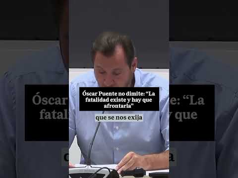 🛑 ÓSCAR PUENTE rechaza dimitir tras el CHOQUE de URDA: «La fatalidad existe y nadie es infalible» 🚅