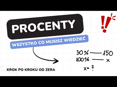 Cała wiedza o procentach w 9 minut! 🙇🏼‍♀️🖊️