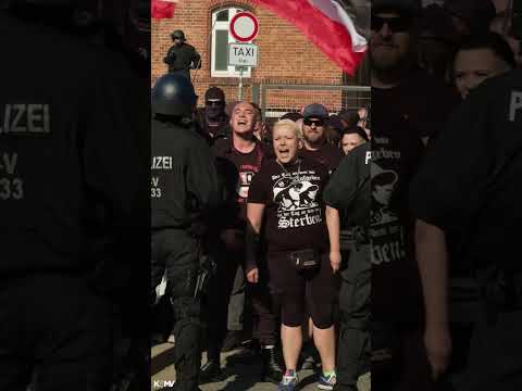 Rechtsextreme stören ersten CSD in Wismar #hwi1409 #csd #mecklenburgvorpommern