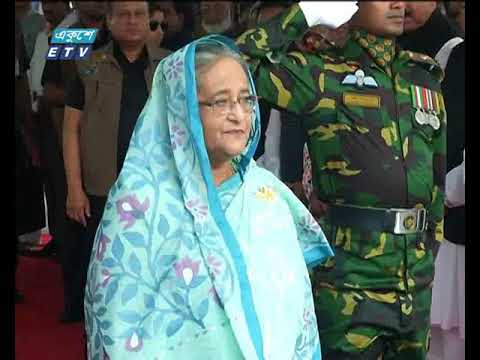 বঙ্গবন্ধুর প্রতিকৃতিতে প্রধানমন্ত্রীর শ্রদ্ধা