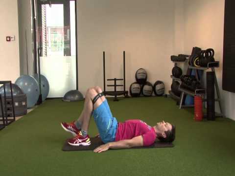 Video thumbnail: Core Stability: Bridging + Leg Extension met miniband