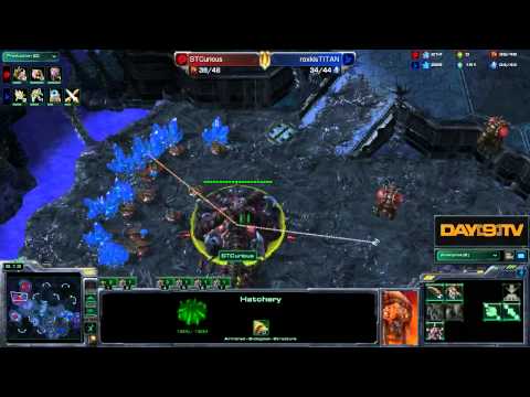 Day[9] Daily #523 P1 - TitaN vs Curious - Stunning positional PvZ