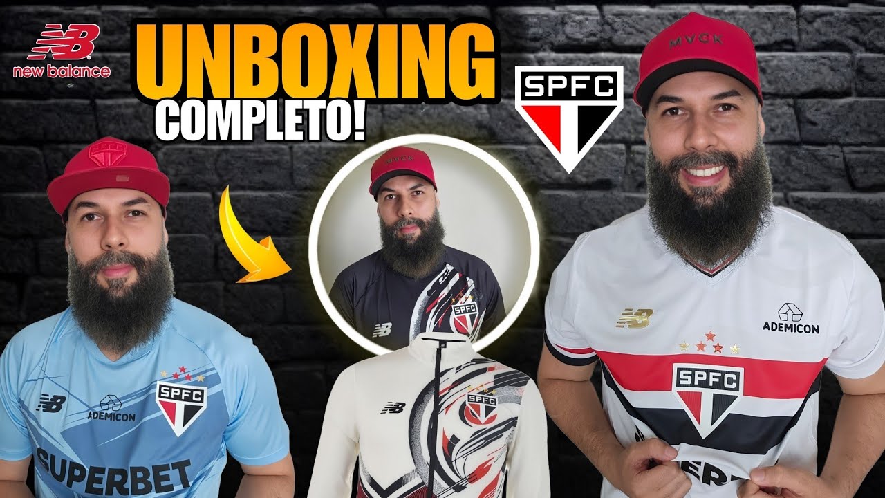 UNBOXING da nova coleção de CAMISAS do SÃO PAULO FC - NEW BALANCE | Vale a Pena? Veja detalhes!