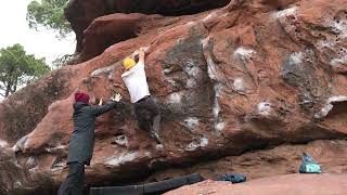 Video thumbnail of Bidedua, 6b+. Albarracín