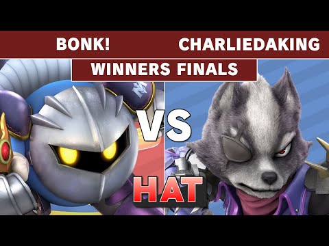 HAT 100 - ILUZ | BONK! (Meta Knight) Vs. Charliedaking (Wolf) Winners Finals - Smash Ultimate