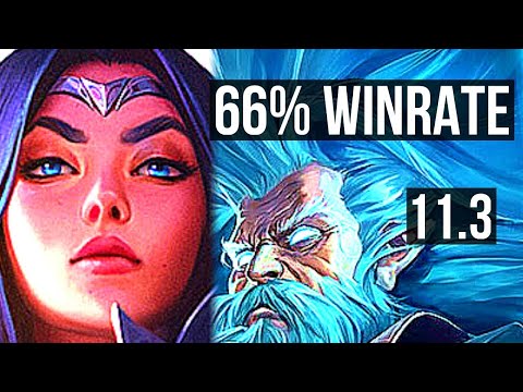 IRELIA vs ZILEAN (MID) | Legendary, 7 solo kills, 66% winrate, 14/2/2 | BR Master | v11.3