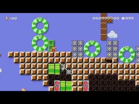 Water Town battlegrounds by Vinny23 - Super Mario Maker - No Commentary 1bn
